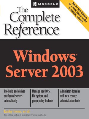 cover image of Windows Server 2003